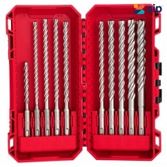 Milwaukee 49323557 - 10pce SDS-Plus MX4 4-Cut Drill Bit Set