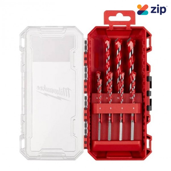 Milwaukee 49323561 - 8pce Masonry Hammer Drill Bit Set Masonry - SDS