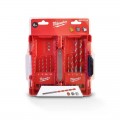Milwaukee 4932471193 - 8pce Hammer & Rotary Drill Bit Set HSS Drill Bits