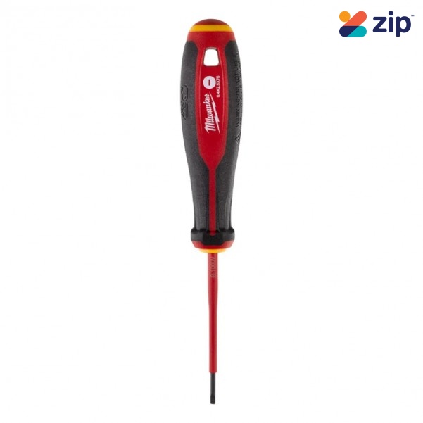 Milwaukee 4932478712 - Slotted 0.4mm x 2.5mm x 75mm VDE Screwdriver