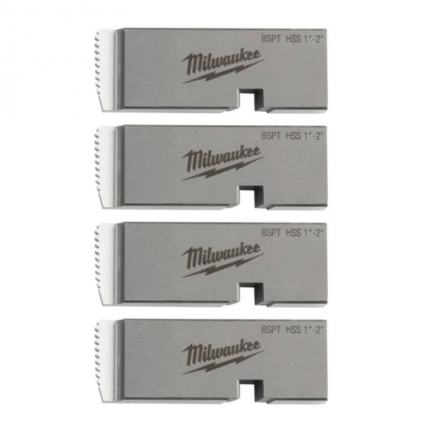 Milwaukee 4932492929- 1"-2" High Speed For Stainless BSPT Universal Pipe Threading Die Set Milwaukee Accessories