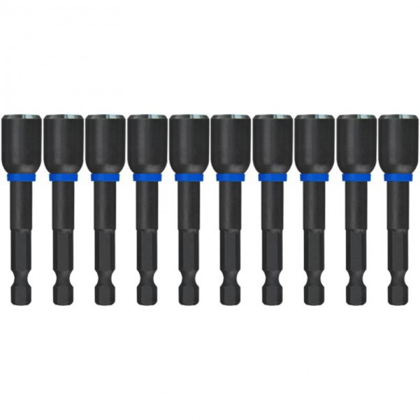 Milwaukee 49664735A - 10 Piece 3/8" x 65mm (2-1/2") SHOCKWAVE Power Bit Magnetic Nut Driver Set Milwaukee Accessories