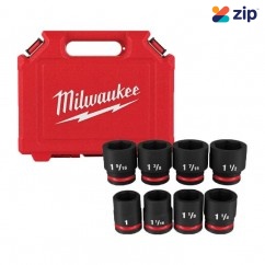 Milwaukee 49667017 - Shockwave 3/4" Drive 8pce SAE Standard 6 Point Impact Socket Set