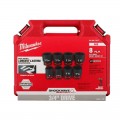 Milwaukee 49667017 - Shockwave 3/4" Drive 8pce SAE Standard 6 Point Impact Socket Set