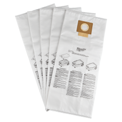 Milwaukee 49901969 - 5 Pack Fleece Dust Bags for M18ONEF2POVC34M0