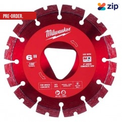 Milwaukee 49937263 - 150mm (6") Green Red Concrete Diamond Blade