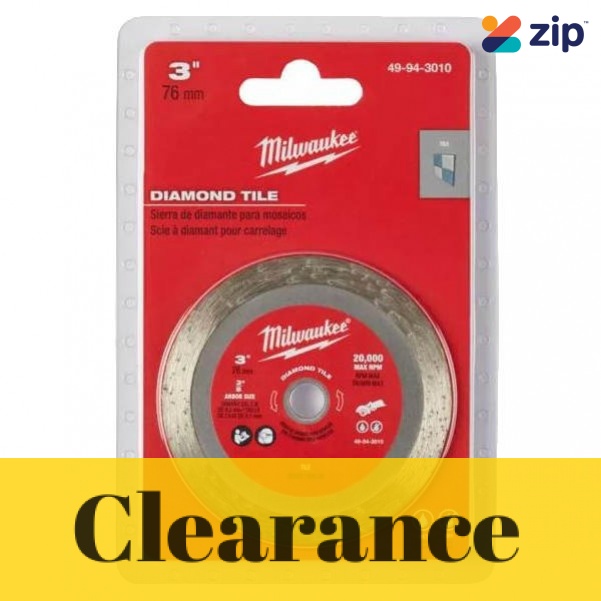 Milwaukee 49943010 - 76mm Diamond Tile Blade