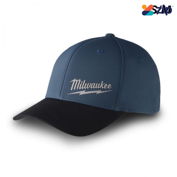 Milwaukee 507BLSM - WORKSKIN Blue (S/M) Fitted Hat Head, Eye & Ear protection