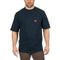 Milwaukee 601BL-L - Heavy Duty Pocket Tee Short Sleeve Blue - L