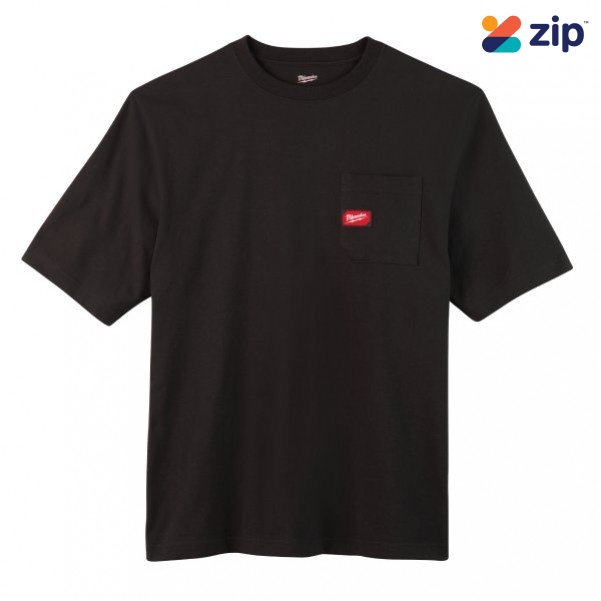 Milwaukee 601B-2X - Heavy Duty Pocket Tee Short Sleeve Black - XXL