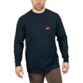 Milwaukee 602BL-L - Heavy Duty Pocket Tee Long Sleeve Blue - L