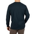 Milwaukee 602BL-2X - Heavy Duty Pocket Tee Long Sleeve Blue - XXL