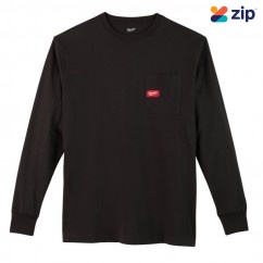 Milwaukee 602B-S - Heavy Duty Pocket Tee Long Sleeve Black - S 