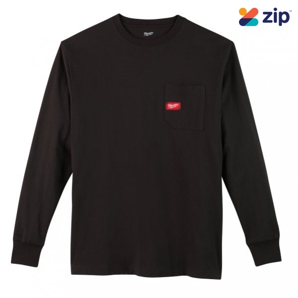 Milwaukee 602B-XL - Heavy Duty Pocket Tee Long Sleeve Black - XL