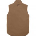 Milwaukee GRIDIRON (801BR2X) - Brown Sherpa Lined Vest Size 2XL Jackets