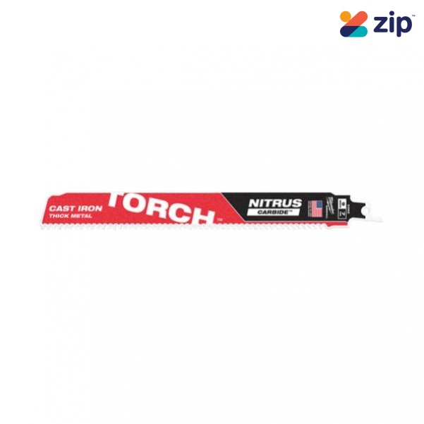 Milwaukee 48005262 - 230mm 7 TPI Torch with NITRUS Carbide SAWZALL Blade Milwaukee Accessories