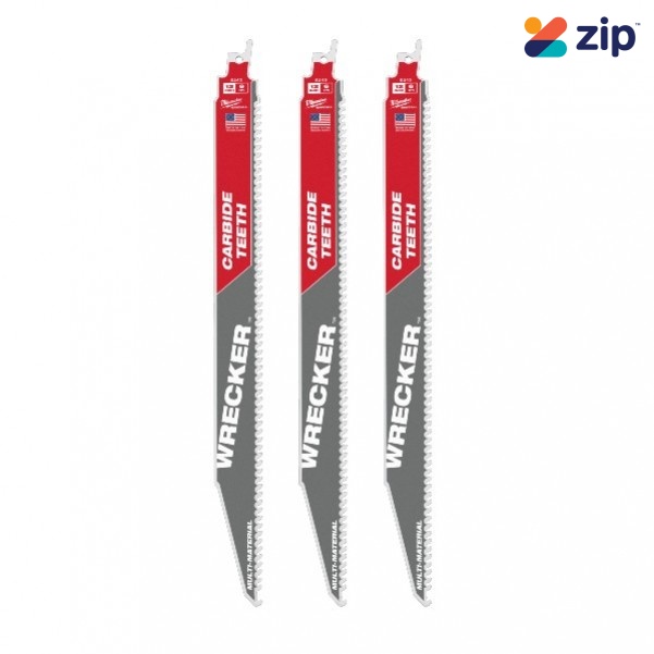 Milwaukee 48005343 - 300mm Wrecker Carbide Teeth Saw Blade 3 Pack 