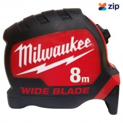 Milwaukee 48220208 - 8M Wide Blade Tape Measure