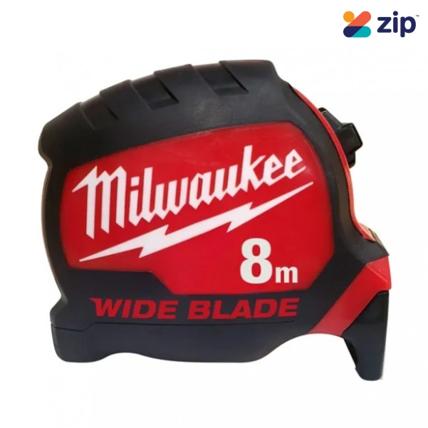 Milwaukee 48220208H - 8M Wide Blade Horizontal Tape Measure Tape Measurers