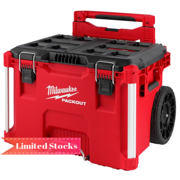 Milwaukee 48228427 - PACKOUT Low Profile Rolling Tool Box Tool Cases Milwaukee 48228427 - PACKOUT Low Profile Rolling Tool Box Tool Cases
