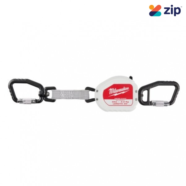 Milwaukee 48228825 - 2.2kg 1.27m (50ft) Retractable Tool Lanyard Milwaukee Accessories
