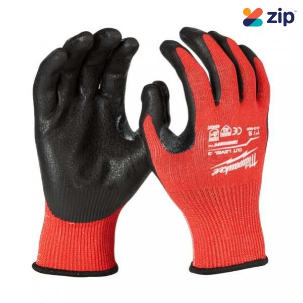 Milwaukee 48228933 - Cut 3(C) Nitrile Dipped Gloves XL