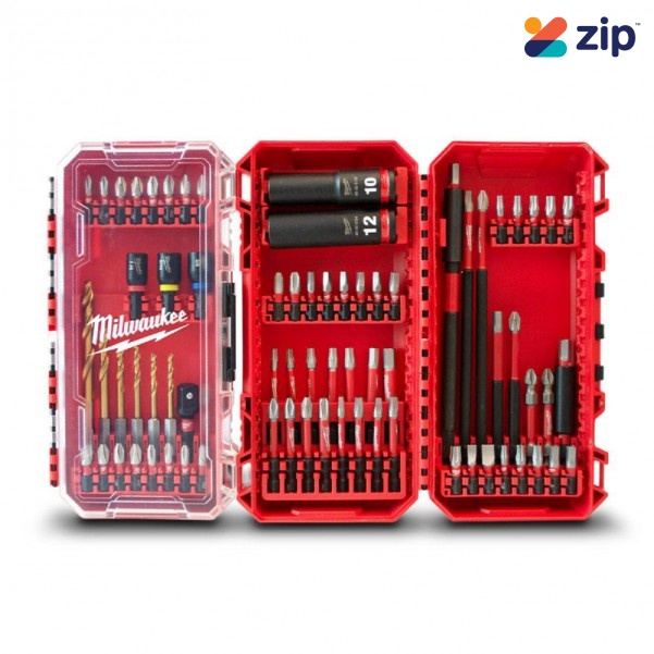 Milwaukee 48324048 - 75pce SHOCKWAVE Drill, Driver & Fastening Set Milwaukee Accessories