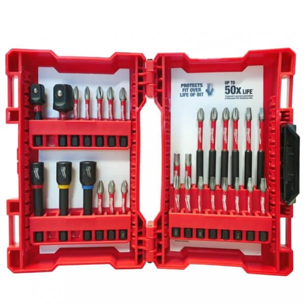 Milwaukee 48324081- SHOCKWAVE 29 Piece Impact Driver Bit Set