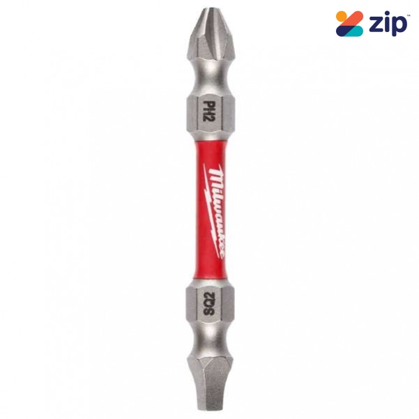 Milwaukee 48324311 - SHOCKWAVE PH2/SQ2 60mm Double Ended Driver Bit