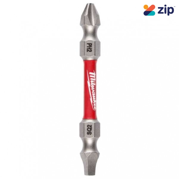 Milwaukee 48324311 - SHOCKWAVE PH2/SQ2 60mm Double Ended Driver Bit Milwaukee Accessories