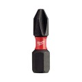 Milwaukee 48324601 - 5 Pack PH2 x 25mm SHOCKWAVE Insert Bits Milwaukee Accessories