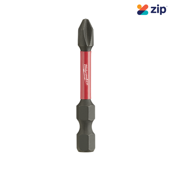 Milwaukee 48324602 - 5 Pack PH2 x 50mm (2") Phillips SHOCKWAVE Power Bits Milwaukee Accessories