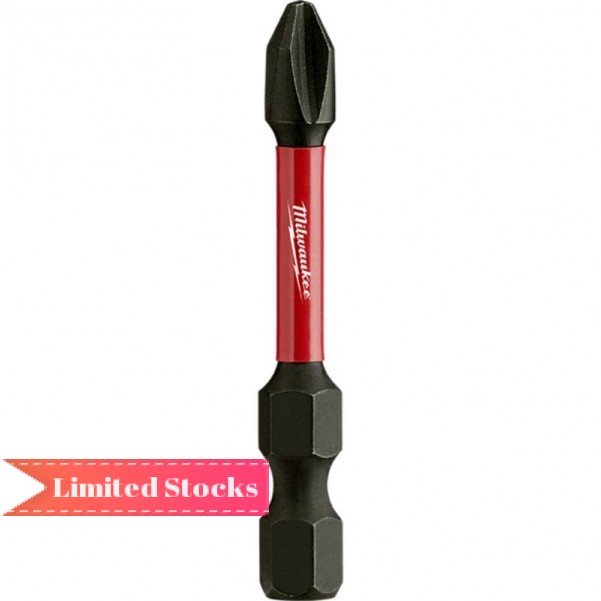Milwaukee 48324762A - 25 Pack PH2 x 50mm (2") Phillips SHOCKWAVE Power Bits Milwaukee Accessories