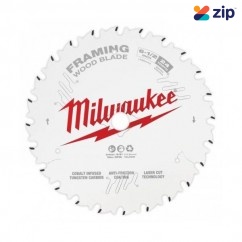 Milwaukee 48418620 - 165mm (6-1/2") Framing 24T Circular Saw Blade (Single Pack) 