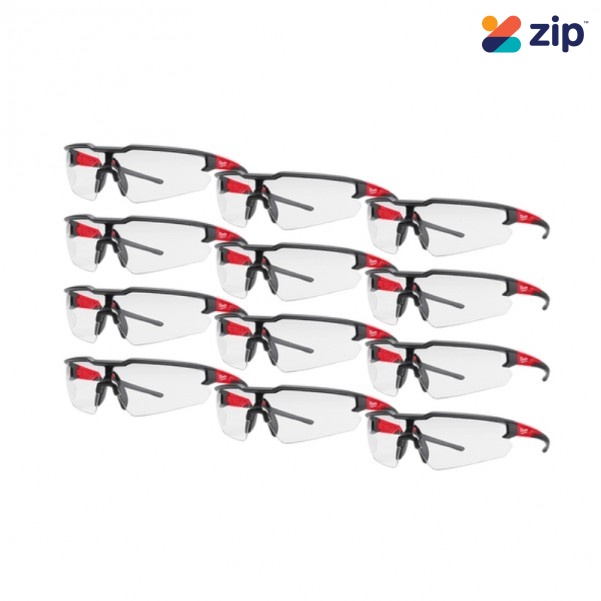 Milwaukee 48732901A - 12 Pieces Clear Safety Glasses Milwaukee Accessories