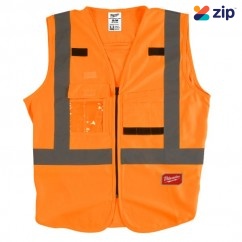 Milwaukee 48735031 - High Visibility Orange Safety Vest - S/M