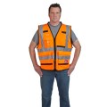 Milwaukee 48735052 - Premium High Visibility Orange Safety Vest - L/XL