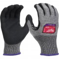 Milwaukee 48737012A - Cut F Large 12 Pack High Dexterity Nitrile Dipped Gloves 