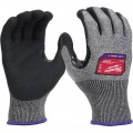 Milwaukee 48737012A - Cut F Large 12 Pack High Dexterity Nitrile Dipped Gloves  Gloves
