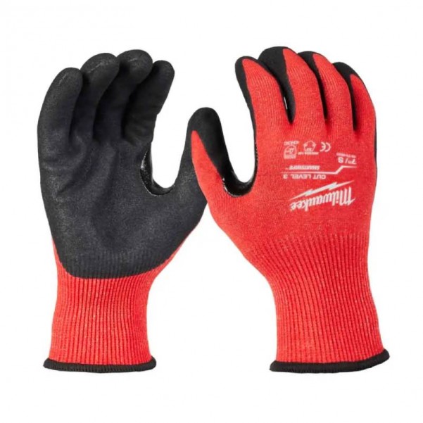 Milwaukee 48738634 - Cut Level 3C Nitrile Dipped Gloves 1 Pack Size XXL Gloves