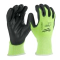 Milwaukee 48738914 - Hi-Vis Cut 1(A) Polyurethane Dipped Gloves - XXL