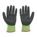 Milwaukee 48738950 - Hi-Vis Cut 5(E) Polyurethane Dipped Gloves - S  Gloves
