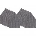 Milwaukee 48805080 - 12 Pack Pentagon 80G Velcro Sanding Pad  Milwaukee Accessories