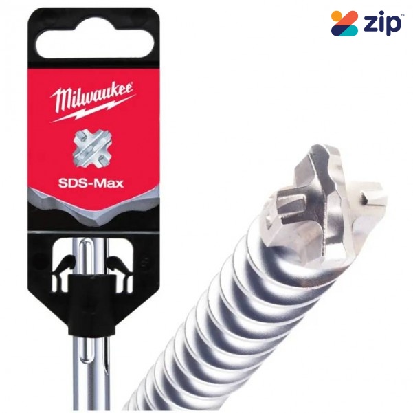 Milwaukee 4932430728 - 26 X 570MM 4-CUTTER SDS-MAX TCT Hammer Drill Bit