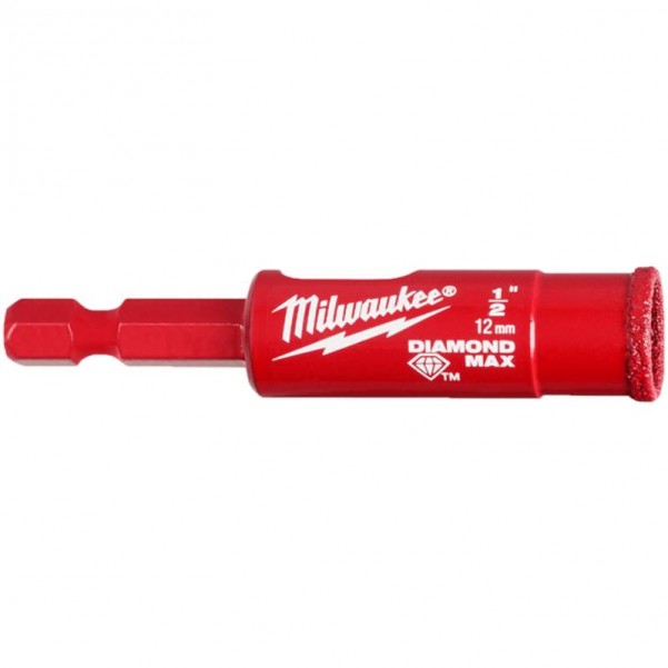 Milwaukee 49560511 - 12mm Diamond Plus One Piece Diamond Hole Saw Milwaukee Accessories