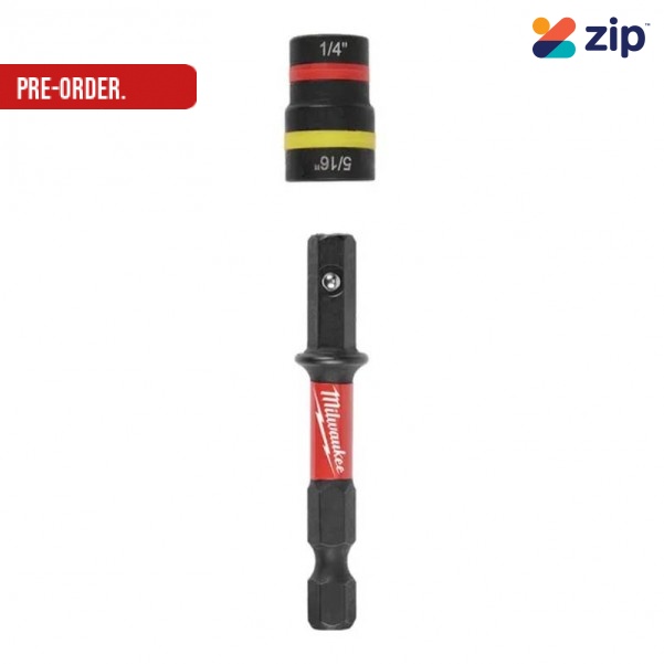 Milwaukee 49664541 - 1/4" & 5/16" SHOCKWAVE QUIK-CLEAR 2-in-1 Magnetic Nut Driver Milwaukee Accessories