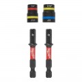Milwaukee 49664568 - 2pce SHOCKWAVE QUIK-CLEAR 2-in-1 Magnetic Nut Driver Milwaukee Accessories