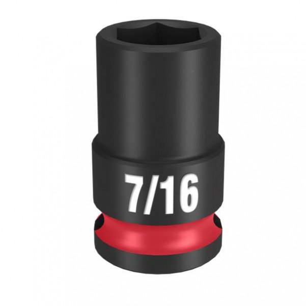 Milwaukee 49666105 - 3/8" Drive 7/16" Standard 6 Point Shockwave Impact Socket Sockets & Accessories