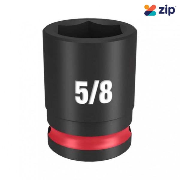Milwaukee 49666108 - 3/8" Drive 5/8" Standard 6 Point Shockwave Impact Socket Sockets & Accessories
