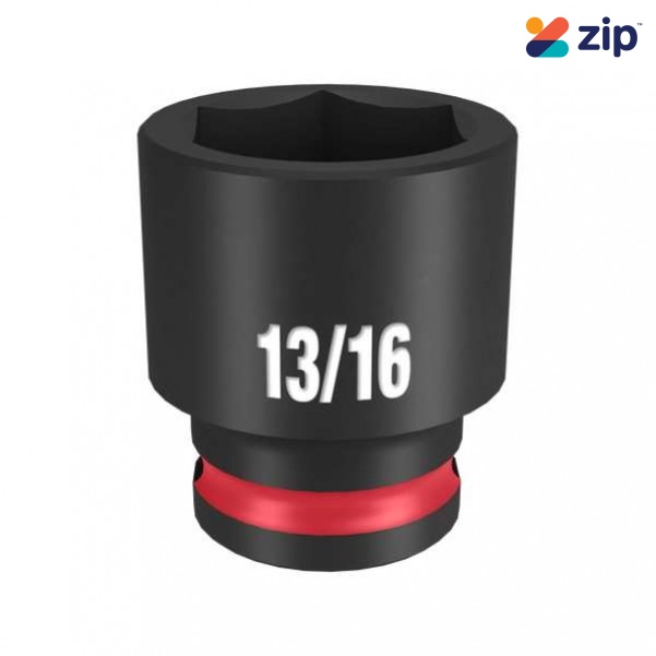 Milwaukee 49666111 - 3/8" Drive 13/16" Standard 6 Point Shockwave Impact Socket Sockets & Accessories